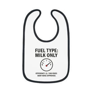 Fuel Me Up、ガソリンポンプデザインの面白いベビービブ、お腹が空いた赤ちゃんへのかわいいギフト