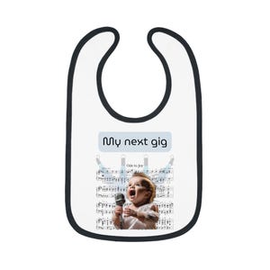 Funny Baby Bib, My next gig, baby future professions, Funny Baby Shower Gift, Cute Baby Drool Cloth, Baby Feeding Apron, Gender Neutral