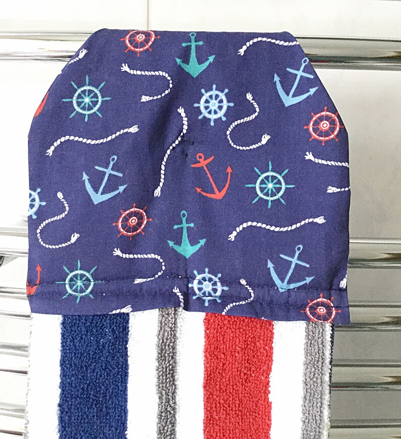 Lovely Personalised Nautical Themed Hanging Hand Towel With Etsy UK