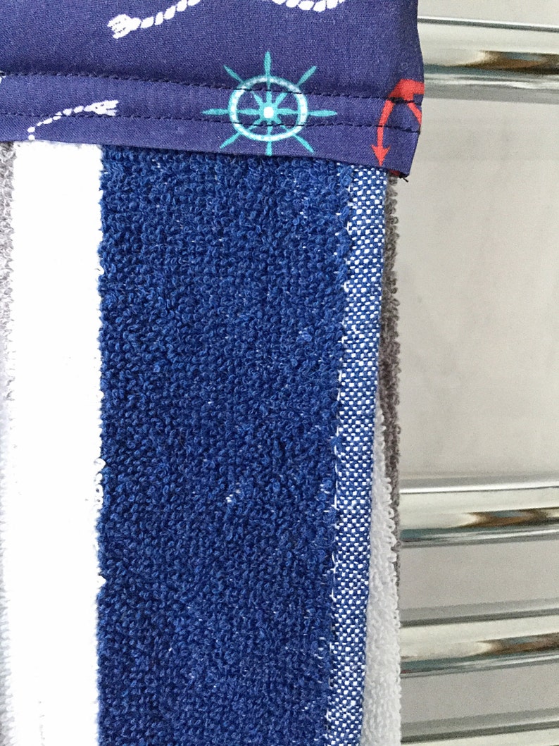 Lovely Personalised Nautical Themed Hanging Hand Towel With Etsy UK