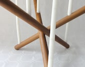 Vintage Teak Candle Holder Danish Modern Laurids Lønborg