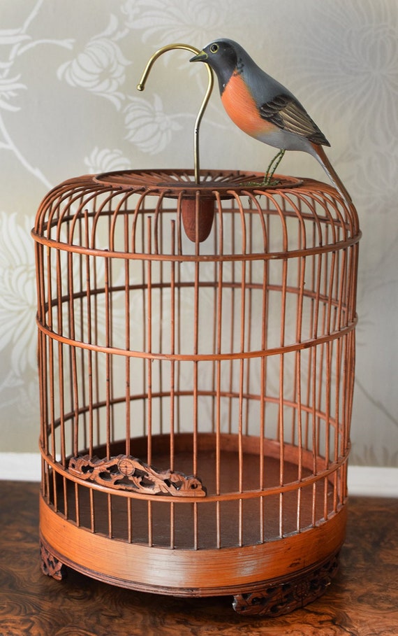 Bambou Mettez Cage Oiseau