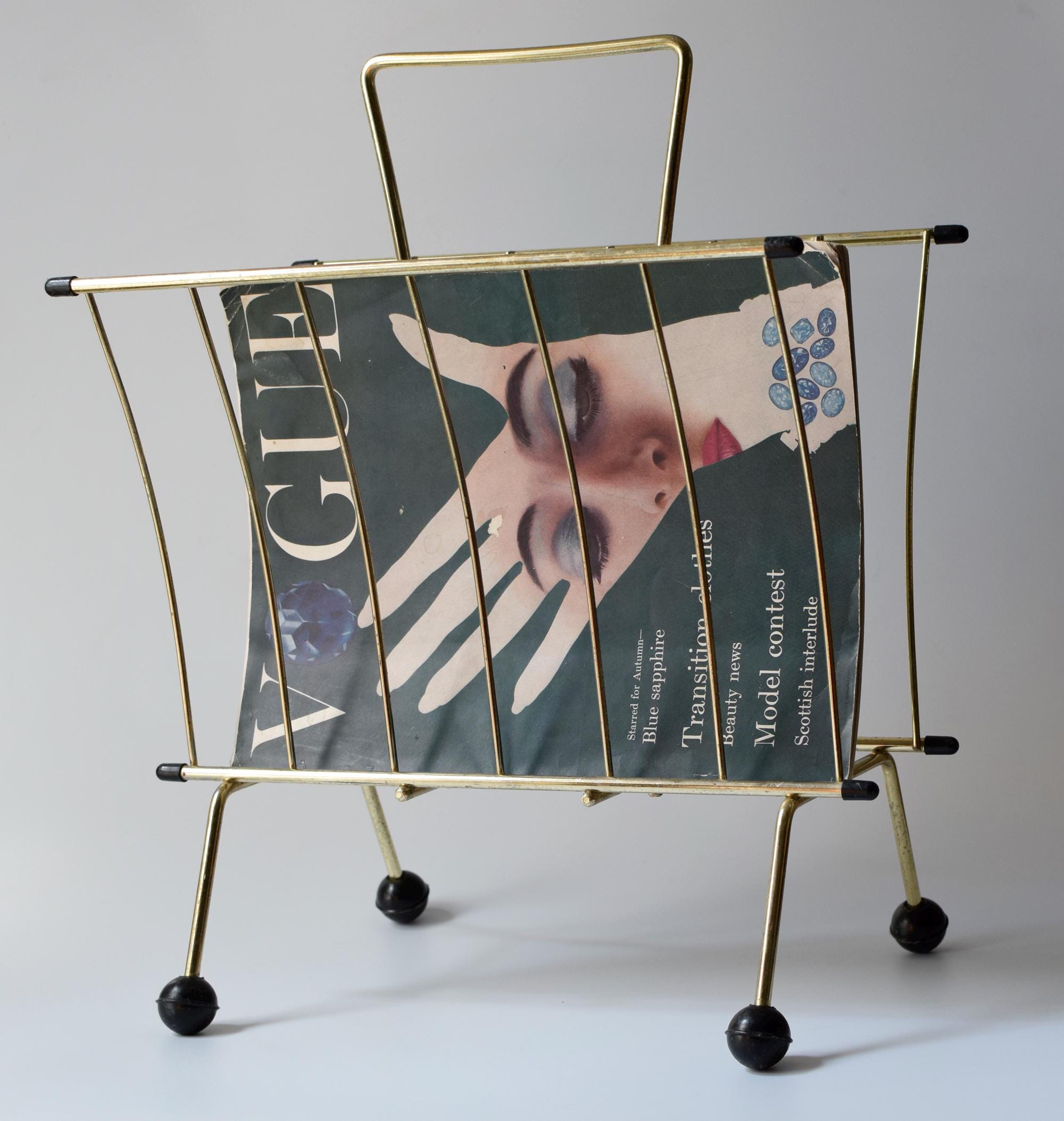 1950s Magazine Rack - Etsy Canada