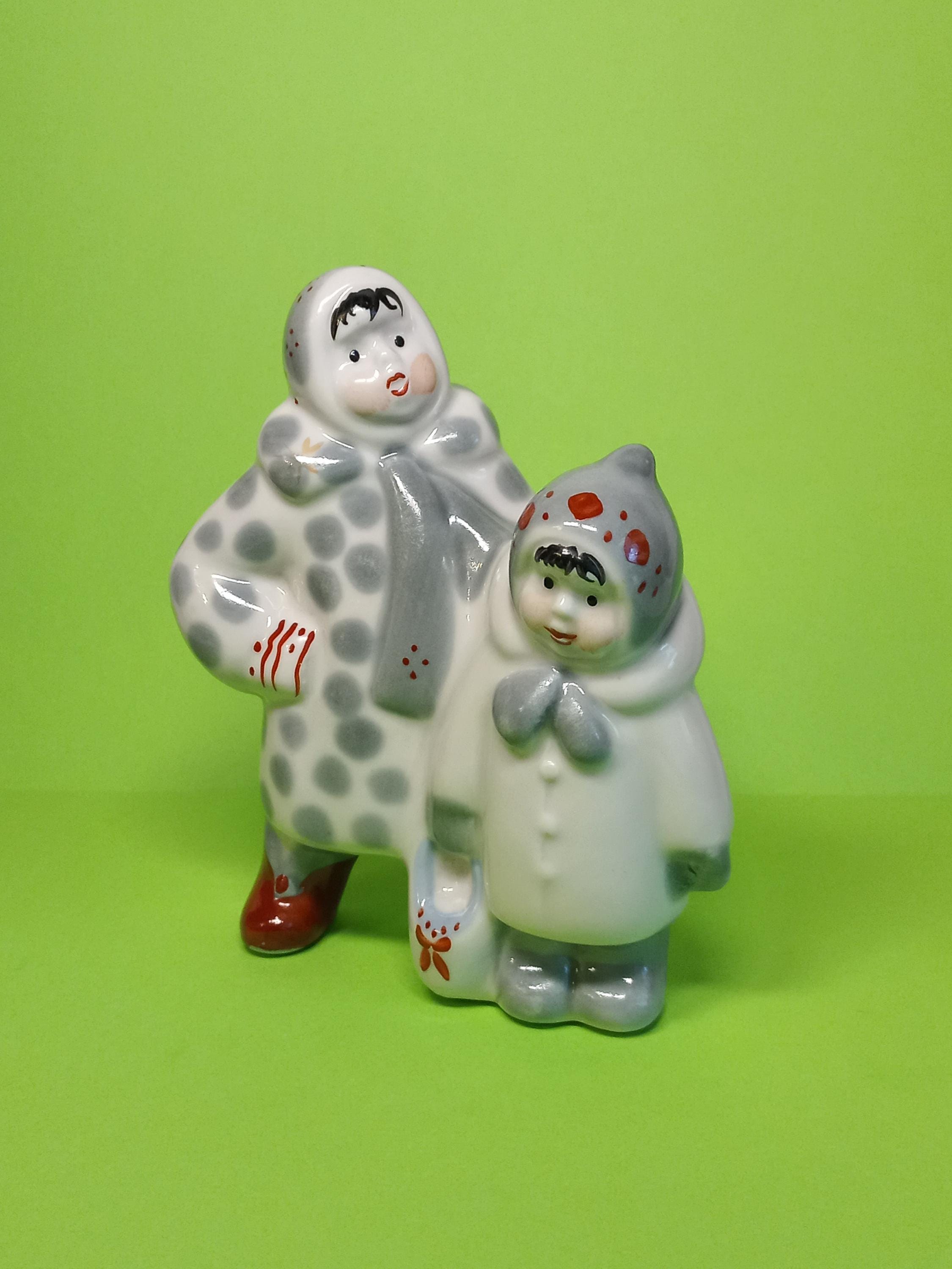 デュレボ ソ連 ロシア ソビエト 磁器置物 時代品 唐物