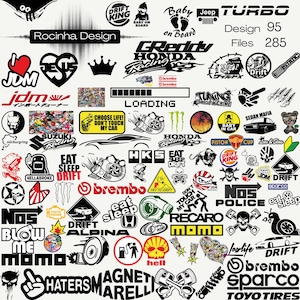 Car Sticker Jdm Drift King  Bundle Sticker Chracters Svg-Png-Pdf Bundle Big Pack \ Birthday \ Party \ Cartoon Sticker \ T shirt \Cup \Poster