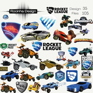 Rocket League Bundle Game Sticker Chracters Svg-Png-Pdf Bundle Big Pack \ Birthday \ Party \ Cartoon Sticker \ Moovie \ T shirt \Cup \Poster