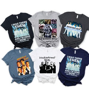 I love Backstreet Boys Shirt, 90s Throwback Music Tee, Retro Fan Band Graphic T-Shirt, DIY Concert Outfit, Pop Boyband Lover Gift Idea