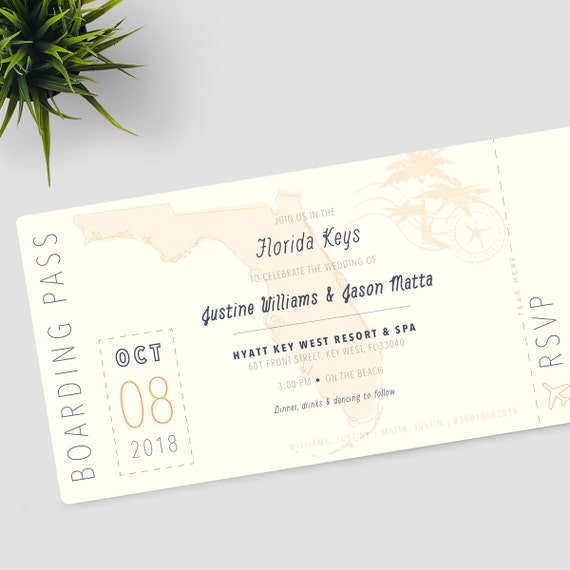 Destination Wedding Invitation Suite 7