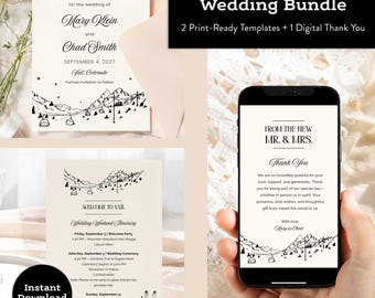 Pacchetto di modelli per matrimoni a Vail – Salva la data, itinerario, ringraziamenti – Suite modificabile Canva – Tema gondola Eagle's Nest – Download immediato