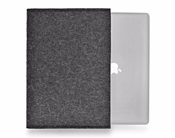 MacBook Pro 14 inch case (NEW) M1 Pro M1 Max 14 inch 16 inch 13 inch pure wool felt cover landscape design all natural undyed sustainability