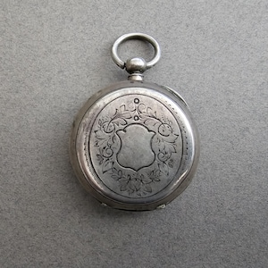 Antique sterling silver pocket watch restoration project 1900