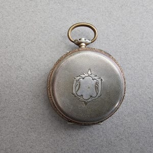 Antique sterling silver pocket watch restoration project 1900