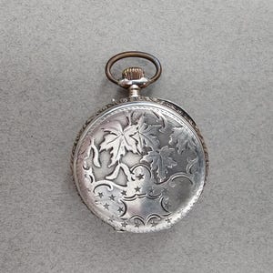 Antique sterling silver pocket watch restoration project 1900