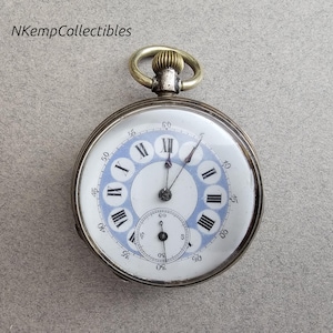 Antique sterling silver pocket watch restoration project 1900