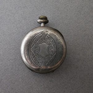 Antique sterling silver pocket watch restoration project 1900