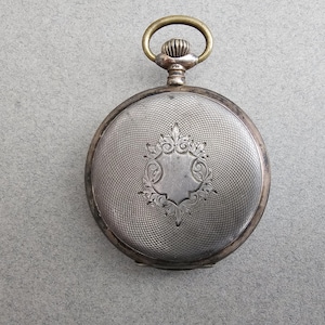 Antique sterling silver pocket watch restoration project 1900