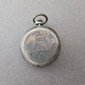 Antique sterling silver pocket watch restoration project 1910