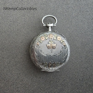 Antique sterling silver pocket watch restoration project 1900