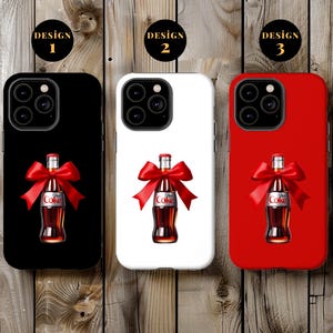 Diet Coke Coguette Bow Tough Magsafe Phone Case iPhone 16 15 Galaxy S25 S24 Pixel 8 9 Diet Coke Cover Funny Coke Lover Gift Trendy Soda Case
