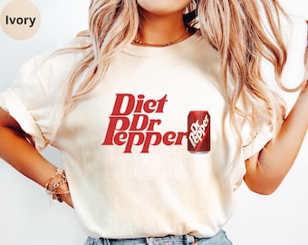 Diet Dr. Pepper Shirt: Comfort Colors Tee, Sweatshirt or Hoodie