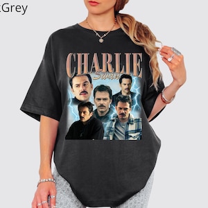Charlie Swan Oversized Boxy Tee Billy Burke Fan Gift Team Charlie Sweatshirt Unisex Graphic Twilight Shirt Twilight Saga Sweater Movie Meme