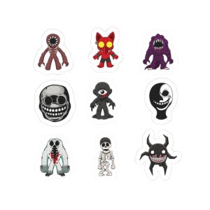Roblox Doors SVG Bundle Doors Figure, Rush, Seek, Screech Roblox Characters Svg Roblox Doors Birthday Doors Characters SVG Gaming Clipart