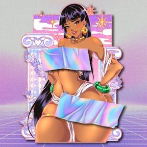 Gevangen in 4K emaille pin – blozen, zweet, verdachte onschuld – NSFW-aangrenzende Anime Vibes-415
