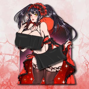 Alt Timeline Anime Girl Pin – From Fighter to Waifu – Seductive Fanverse Edition Enamel Pin-336