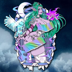 Alt Timeline Anime Girl Pin – From Fighter to Waifu – Seductive Fanverse Edition Email Pin-350