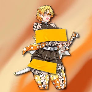 Waifu Edition Anime Pin – Fem!Husbando Genderbend emaille pin met ecchi details en softcore edge-160