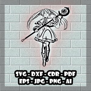 Lot Anime SVG | Clipart Otaku noir et blanc | Fichiers de coupe manga pour Cricut et Silhouette | Dessins au trait imprimables | Téléchargement instantané