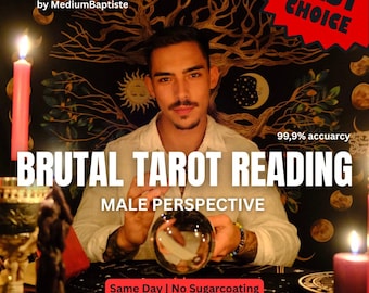 Brutal tarot reading | sameday psychic tarot reading | honest tarot reading | no sugarcoating tarot | brutally honest tarot reading