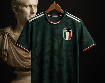 Maglia Italia Impero Romano Edizione Speciale | Nome e numero personalizzabili | Estetica del Gladiatore | Kit di qualità premium