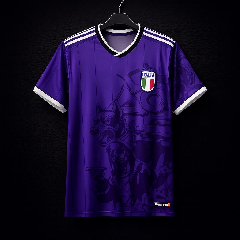 Reconditionné - Maillot Foot Vintage Italie #10 R.Baggio Saison 2004 2005 Bon