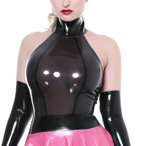 Nellie Latex Top - Standard Sizes & Bespoke. See &#39;Add Your Personalisation&#39; for Bespoke Requirements