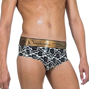 Brand Me Classic Lace Latex Briefs