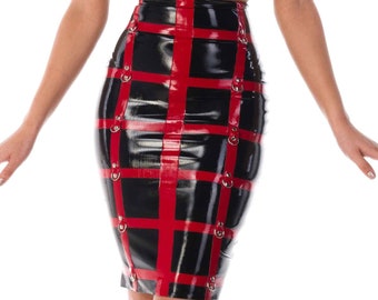 Cage Latex Skirt - Standard Sizes & Bespoke. See 'Add Your Personalisation' for Bespoke Requirements