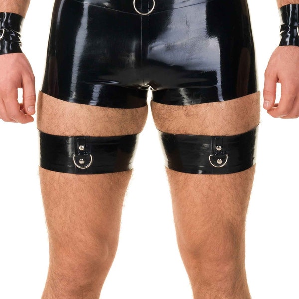 Men's Devote Latex Thigh Cuffs