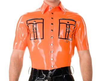 Christian Classic Latex Shirt (Short Sleeves) - Standard Sizes & Bespoke. See 'Add Your Personalisation' for Bespoke Requirements