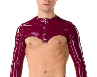 Marcus Latex Bolero - Standard Sizes & Bespoke. See 'Add Your Personalisation' for Bespoke Requirements