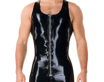 Cruz Men's Latex Vest - Standard Sizes & Bespoke. See 'Add Your Personalisation' for Bespoke Requirements