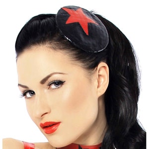 Star Mini Hair Latex Beret