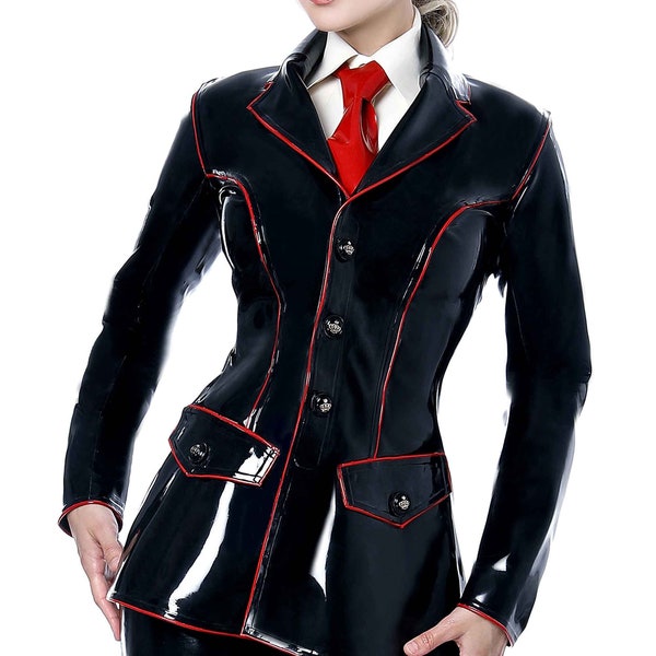 Valkyrie Latex Jacket - Standard Sizes & Bespoke. See 'Add Your Personalisation' for Bespoke Requirements