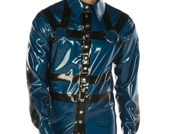 Tom Harness Latex Shirt (Long Sleeve) - Standard Sizes & Bespoke. See 'Add Your Personalisation' for Bespoke Requirements