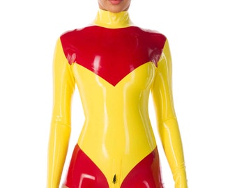 Vortex Latex Leotard - Standard Sizes & Bespoke. See 'Add Your Personalisation' for Bespoke Requirements