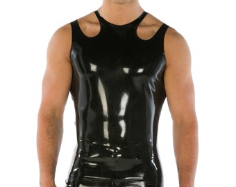 Luka Cutaway Latex Vest - Standard Sizes & Bespoke. See 'Add Your Personalisation' for Bespoke Requirements