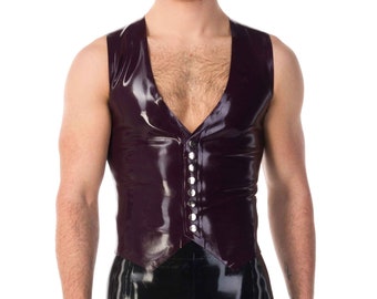 Latex Waistcoat - Standard Sizes & Bespoke. See 'Add Your Personalisation' for Bespoke Requirements