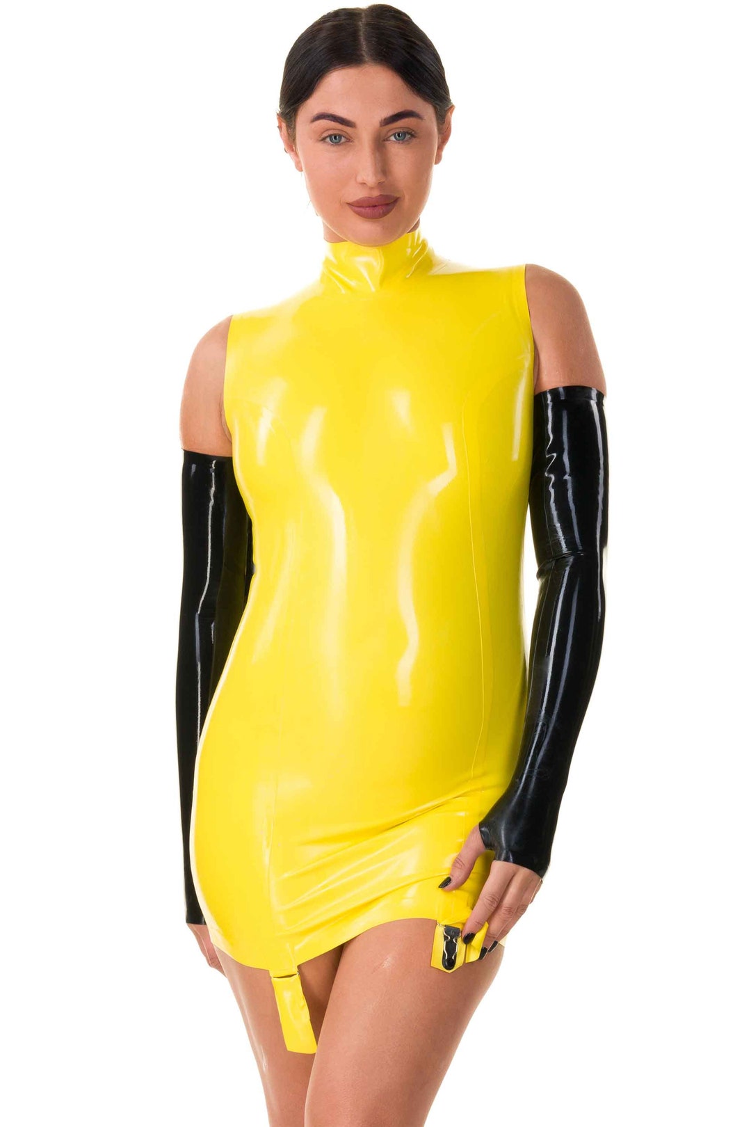 ME YOU US Latex Mini Dress main image 1