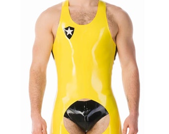 Victory Shortie Latex Chaps Suit - Standard Sizes & Bespoke. See 'Add Your Personalisation' for Bespoke Requirements