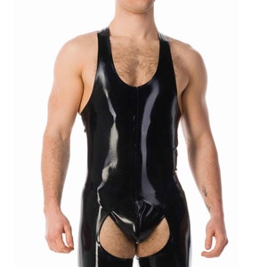 Men&#39;s Latex Chaps Suit - Standard Sizes & Bespoke. See &#39;Add Your Personalisation&#39; for Bespoke Requirements